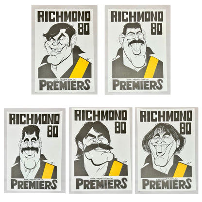 Richmond Tigers Premiers 1980 Greats WEG WegArt