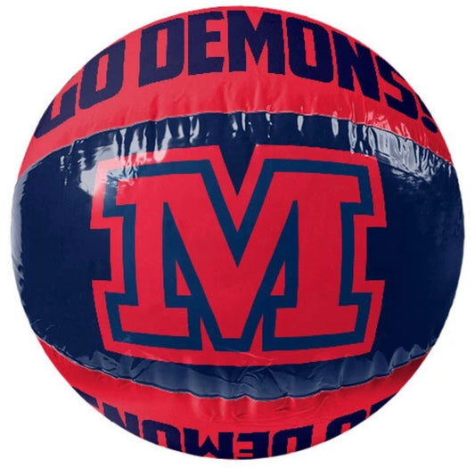AFL  Melbourne Demons Football Club 50cm Inflatable Beach Ball