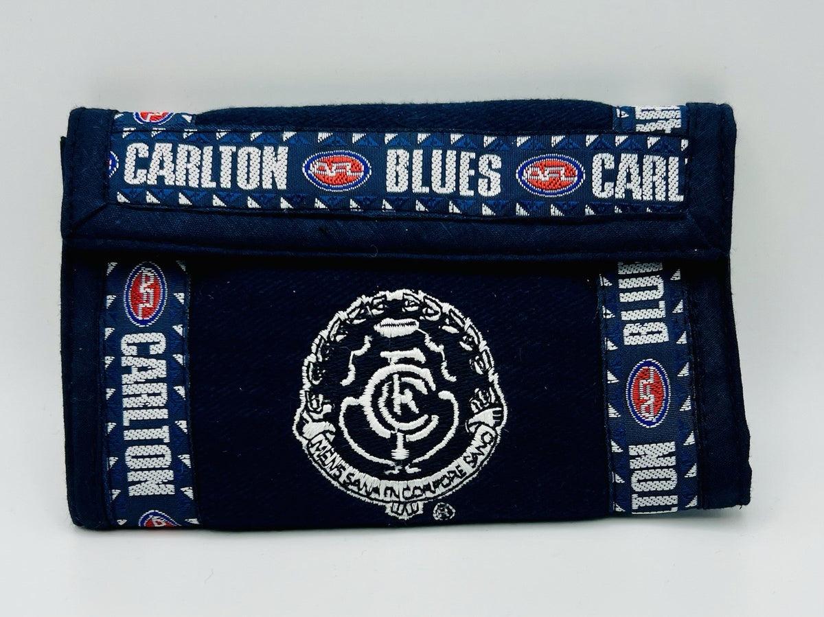Retro Vintage AFL Carlton Blues Wallet