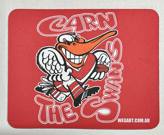 WegArt mouse pad - Sydney Swans “Carn The Swans”