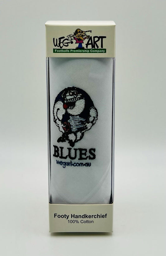 WegArt Gift Boxed Handkerchief Carlton Blues
