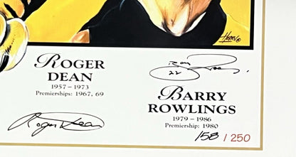 Richmond Tiger Greats WegArt Ltd Ed #158/250 Signed