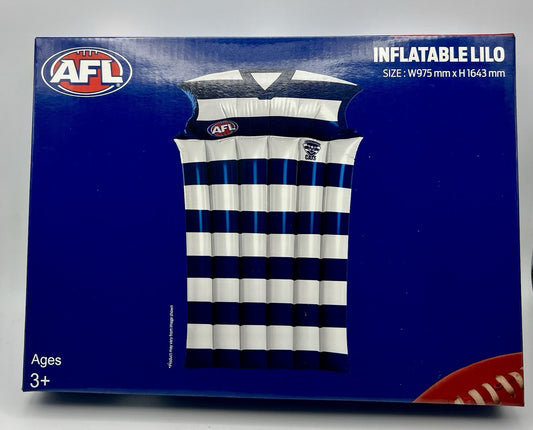 Geelong Cats AFL Inflatable Pool Lilo Air Mat Float
