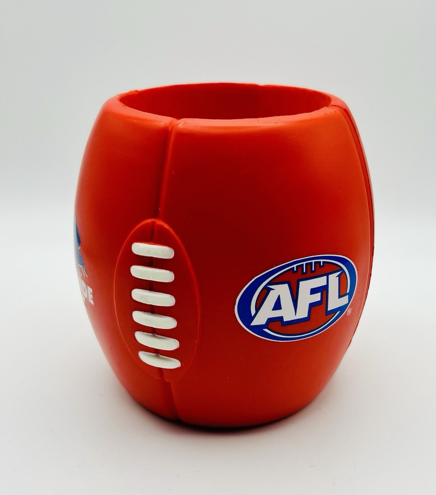 Retro AFL Stubby Holder/Can Cooler Adelaide Crows Football Shaped