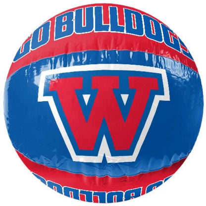 AFL Western Bulldogs Football Club 50cm Inflatable Beach Ball