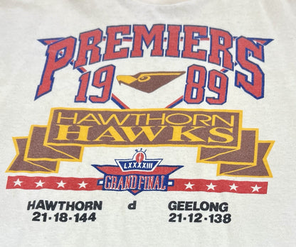 Hawthorn Hawks VFL Grand Final Tshirt 1989 Size XL