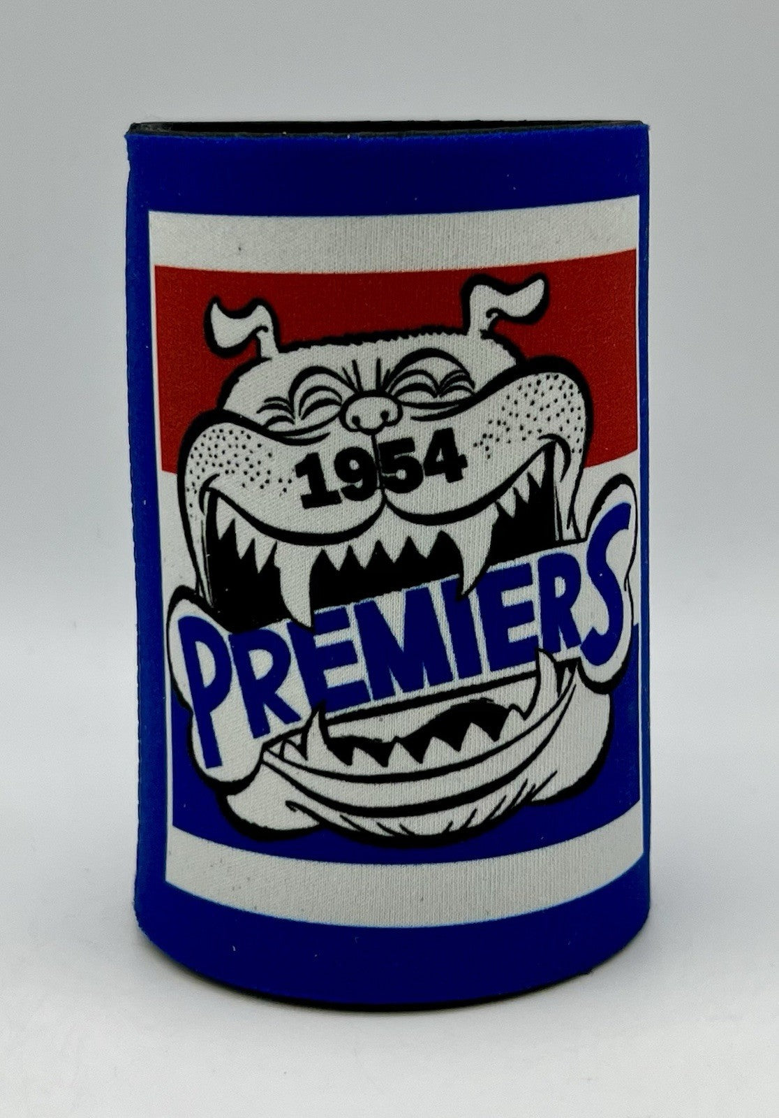 WegArt WEG Premiers Stubby Holder Can Cooler - Footscray Bulldogs 1954