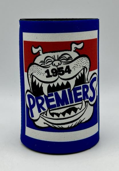 WegArt WEG Premiers Stubby Holder Can Cooler - Footscray Bulldogs 1954