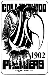 Collingwood 1902 WEG Fridge Magnet FREE POST WITHIN AUSTRALIA