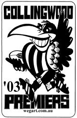 Collingwood 1903 WEG Fridge Magnet FREE POST WITHIN AUSTRALIA