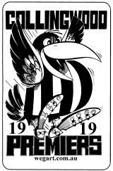 Collingwood 1919 WEG Fridge Magnet FREE POST WITHIN AUSTRALIA