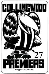 Collingwood 1927 WEG Fridge Magnet FREE POST WITHIN AUSTRALIA