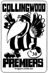 Collingwood 1930 WEG Fridge Magnet FREE POST WITHIN AUSTRALIA