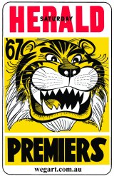 1967 Richmond Tigers WEG Fridge Magnet Includes POST IN AUST
