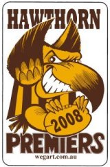 2008 o/s Hawthorn WEG Fridge Magnet