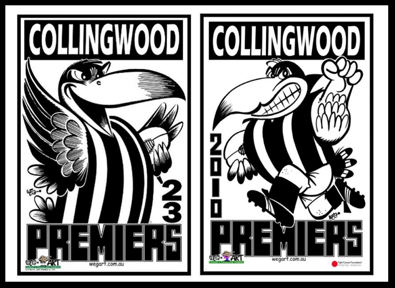 2023 & 2010 Premiership Posters